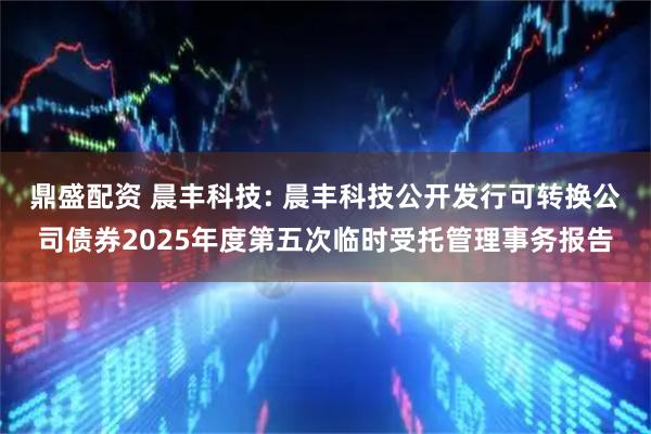 鼎盛配资 晨丰科技: 晨丰科技公开发行可转换公司债券2025年度第五次临时受托管理事务报告