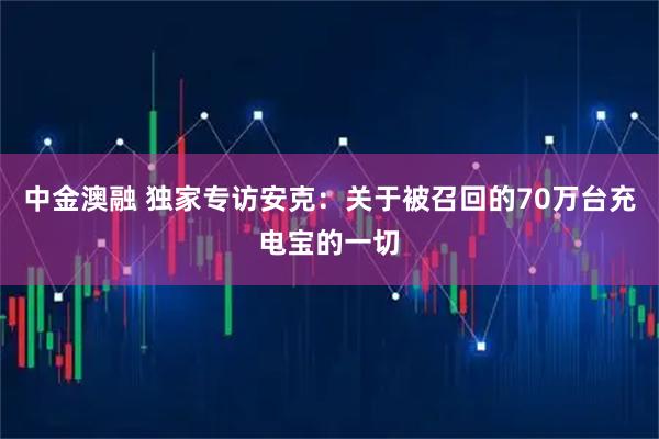 中金澳融 独家专访安克：关于被召回的70万台充电宝的一切